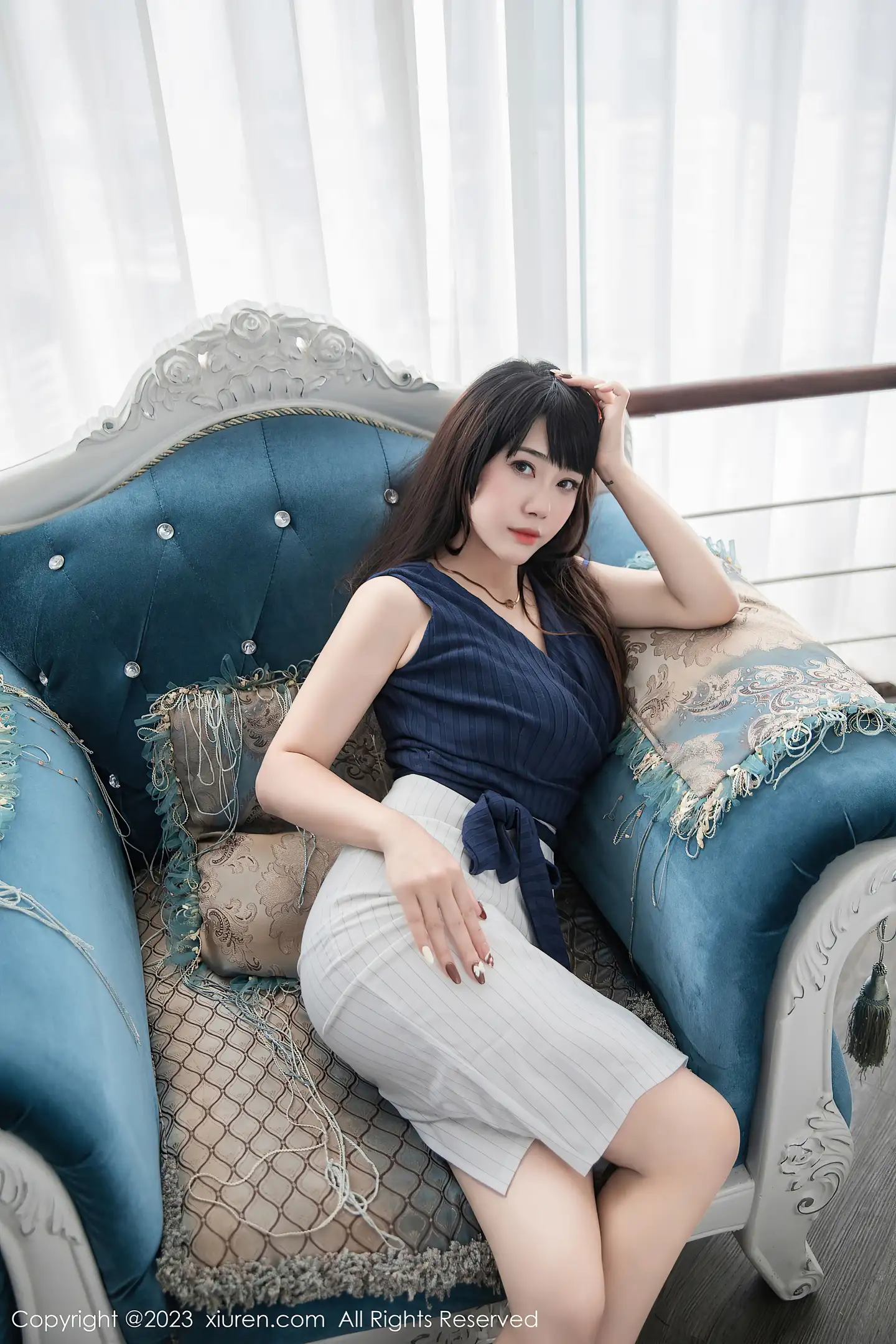 图片[3]-[XiuRen秀人网]2023.02.14 VOL.6262 古装美女 江真真 粉色透视汉服裙加情趣肚兜性感私房写真集-秀人网官方网站